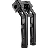 ARLEN NESS 0603-1144 520-053 Method Kickback Handlebar Riser - Softail Gauge Cut-Out - 10" - Black