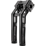 ARLEN NESS 0603-1144 520-053 Method Kickback Handlebar Riser - Softail Gauge Cut-Out - 10" - Black