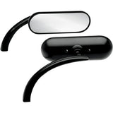 ARLEN NESS 0640-0499 13-412 Micro-Mirror - Mini - Side View - Oval - Black - Left