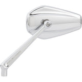 ARLEN NESS 0640-1393 13-157 Mini Stocker Forged Mirror - Side View - Hexagon - Chrome - Left