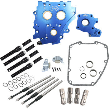 S&S CYCLE 0925-1582 310-1272 Cam Chest Kit without Cams for Chain Drive Twin Cam - Chain Drive - Black Pushrods - Twin Cam