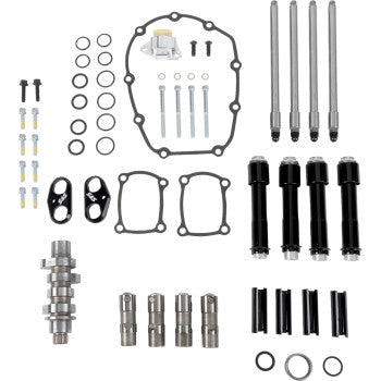 S&S CYCLE 0925-1641 310-1410 496 Camshaft Kit with Pushrod Tubes - 496 Chain Drive - Black Pushrod Tubes - M8