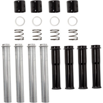 S&S CYCLE 0928-0100 930-0124 Pushrod Tubes - Gloss Black - Twin Cam | M8