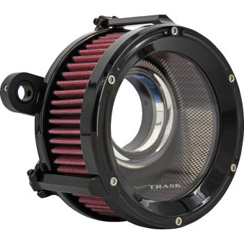 TRASK 1010-2519 TM-1020GBK Assault Charge High-Flow Air Cleaner - Gloss Black