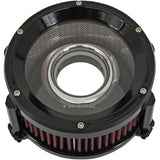TRASK 1010-2520 TM-1021GBK Assault Charge High-Flow Air Cleaner - Gloss Black