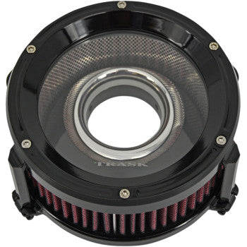 TRASK 1010-2632 TM-1022GBK Assault Charge High-Flow Air Cleaner - Gloss Black