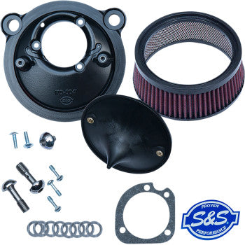 S&S CYCLE 1010-2753 170-0302E Super Stock™ Stealth Air Cleaner Kit - Black