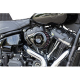 S&S CYCLE 1010-2763 170-0436C Mini Teardrop Stealth Air Cleaner Kit - Gloss Black