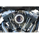 S&S CYCLE 1010-2959 170-0715A Air Stinger Stealth Air Cleaner Kit - Chrome Ring
