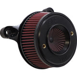 S&S CYCLE 1010-2960 170-0716A Air Stinger Stealth Air Cleaner Kit - Black Chrome Ring