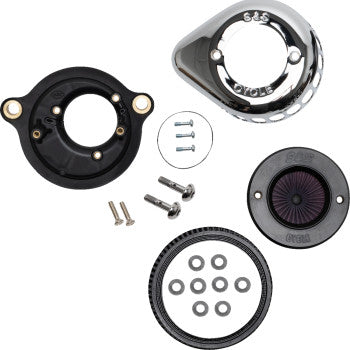 S&S CYCLE 1010-2961 170-0717A Air Stinger Stealth Air Cleaner Kit - Chrome