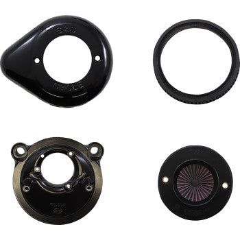 S&S CYCLE 1010-2969 170-0726A Air Stinger Stealth Air Cleaner Kit - Black