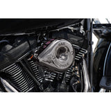 S&S CYCLE 1010-3176 170-0782 Stealth Mini Teardrop Air Cleaner - M8 - Lava Chrome