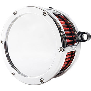 FEULING PARTS 1010-3323 5477 BA Air Cleaner Kit - Chrome with Red Filter - M8