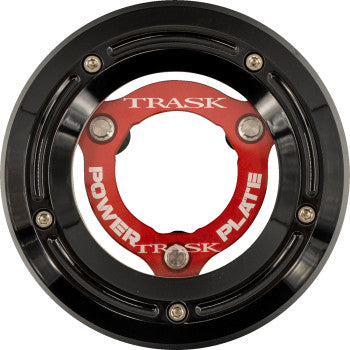 TRASK 1107-0769 TM-0052-BK-RD Derby Cover and Power Plate Kit - Black/Red - Kit - '18-'25 Softail