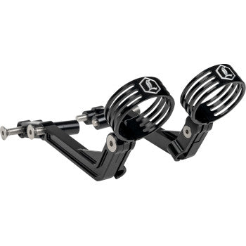LEGEND SUSPENSION 1313-0245 1313-0245 REVO ARC Billet Remote Reservoir External Mounts - Black