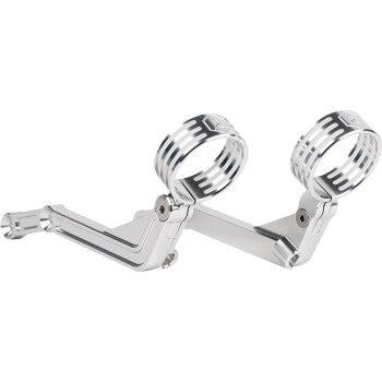 LEGEND SUSPENSION 1313-0246 1313-0246 REVO ARC Billet Remote Reservoir External Mounts - Clear