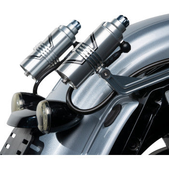 LEGEND SUSPENSION 1313-0246 1313-0246 REVO ARC Billet Remote Reservoir External Mounts - Clear