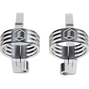 LEGEND SUSPENSION 1313-0246 1313-0246 REVO ARC Billet Remote Reservoir External Mounts - Clear