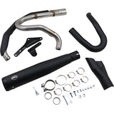 S&S CYCLE 1800-2467 550-0857 SuperStreet 2:1 Exhaust System - M8 Softail - Black