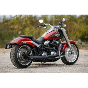 S&S CYCLE 1800-2467 550-0857 SuperStreet 2:1 Exhaust System - M8 Softail - Black