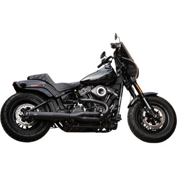 S&S CYCLE 1800-2483 550-0789B SuperStreet 2:1 50 State Exhaust System - 2:1 - Black