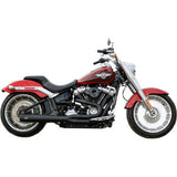 S&S CYCLE 1800-2485 550-0846B SuperStreet 2:1 50 State Exhaust for M8 Softail - Black