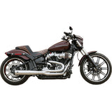 S&S CYCLE 1800-2486 550-0847B SuperStreet  2:1 50 State Exhaust for M8 Softail - Chrome