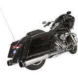 S&S CYCLE 1800-2523 550-0677B El Dorado Dual Exhaust System El Dorado Dual Exhaust System - Chrome - Black Thruster