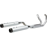 S&S CYCLE 1800-2523 550-0677B El Dorado Dual Exhaust System El Dorado Dual Exhaust System - Chrome - Black Thruster