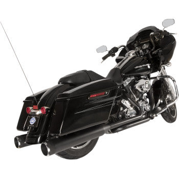 S&S CYCLE 1800-2525 550-0679B El Dorado Dual Exhaust System - Black - Black Thruster
