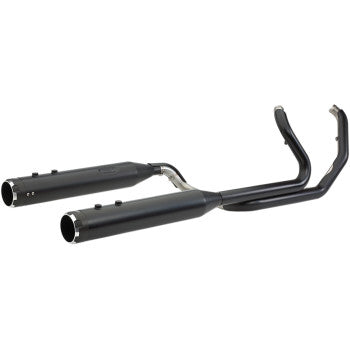 S&S CYCLE 1800-2525 550-0679B El Dorado Dual Exhaust System - Black - Black Thruster