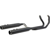 S&S CYCLE 1800-2525 550-0679B El Dorado Dual Exhaust System - Black - Black Thruster