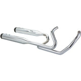 S&S CYCLE 1800-2527 550-0699C El Dorado Dual Exhaust System - Chrome - Black Thruster