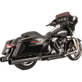 S&S CYCLE 1800-2528 550-0700C El Dorado Dual Exhaust System - Black - Black Thruster