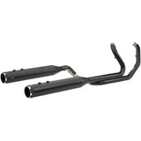 S&S CYCLE 1800-2528 550-0700C El Dorado Dual Exhaust System - Black - Black Thruster