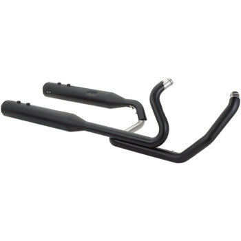 S&S CYCLE 1800-2528 550-0700C El Dorado Dual Exhaust System - Black - Black Thruster