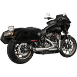 TRASK 1800-2646 TM-5053 2-into-1 Assault Exhaust System - Natural - with Bags