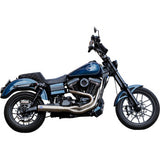 S&S CYCLE 1800-2662 550-1097 2-into-1 Qualifier Exhaust System - Brushed