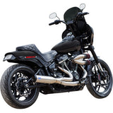 S&S CYCLE 1800-2682 550-1103 2-into-1 Qualifier Exhaust System - 50-State - Silver - Softail