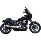 S&S CYCLE 1800-2684 550-1105 2-into-1 Qualifier Exhaust System - Race Only - Brushed Stainless