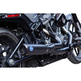 S&S CYCLE 1800-2685 550-1106 2-into-1 Qualifier Exhaust System - Race Only - Guardian Black