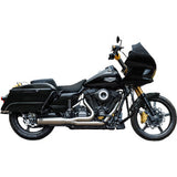 S&S CYCLE 1800-2687 550-1108 2-into-1 Qualifier Exhaust System - 50-State - Silver