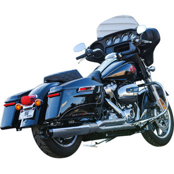 S&S CYCLE 1800-2731 550-0758 2-into-1 Sidewinder Exhaust System - 50-State - Chrome - M8 Touring