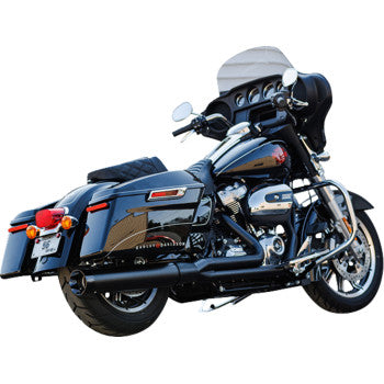 S&S CYCLE 1800-2732 550-0759 2-into-1 Sidewinder Exhaust System - 50-State - Black - M8 Touring