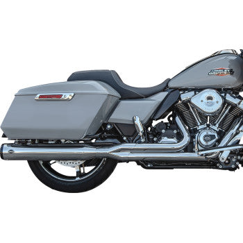 S&S CYCLE 1800-2758 550-1168 2-into-1 GNX Exhaust System - Race Only - Chrome - Touring