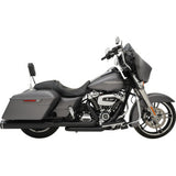 KHROME WERKS 1800-2764 200810A-SR 2-into-1-into-2 Dominator-SR Exhaust System - Black - Without End Caps - M8 Touring