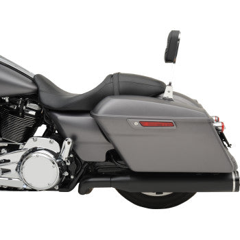 KHROME WERKS 1800-2764 200810A-SR 2-into-1-into-2 Dominator-SR Exhaust System - Black - Without End Caps - M8 Touring