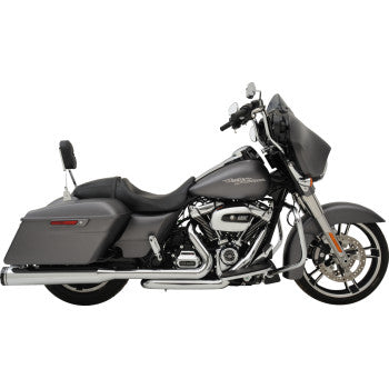 KHROME WERKS 1800-2765 200400A-SR 2-into-1-into-2 Dominator-SR Exhaust System - Chrome - Without End Caps - M8 Touring