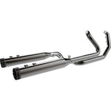 KHROME WERKS 1800-2766 201810A-SR 2-into-1-into-2 Dominator-SR Exhaust System - Eclipse - Without End Caps - M8 Touring
